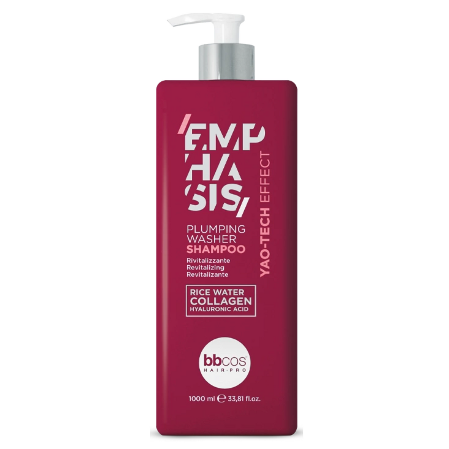 BBCOS Emphasis Yao-Tech Plumping Washer Shampoo 1000 ML