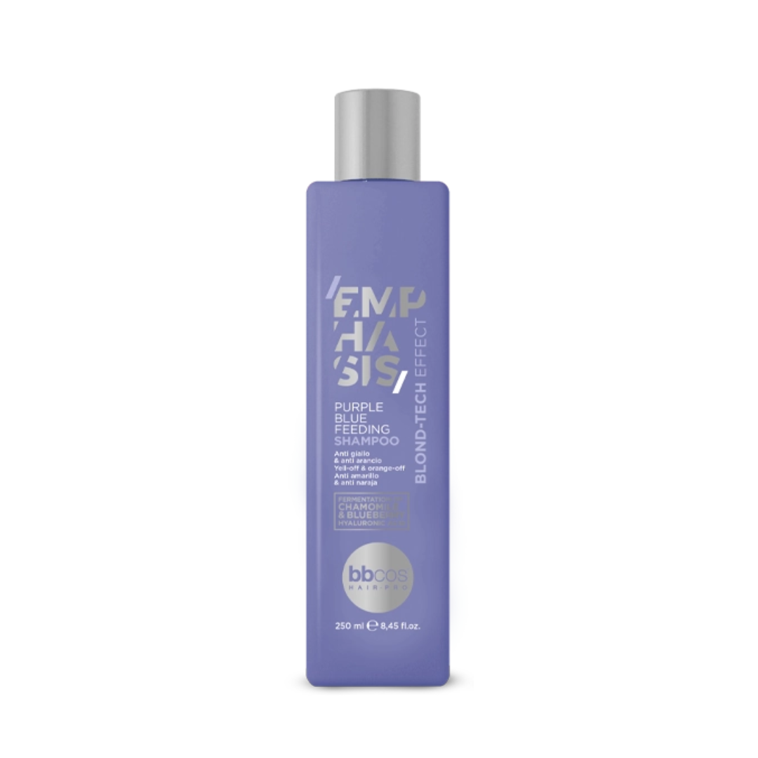 BBCOS Emphasis Blond-Tech Purple Blue Feeding Shampoo 250 ML